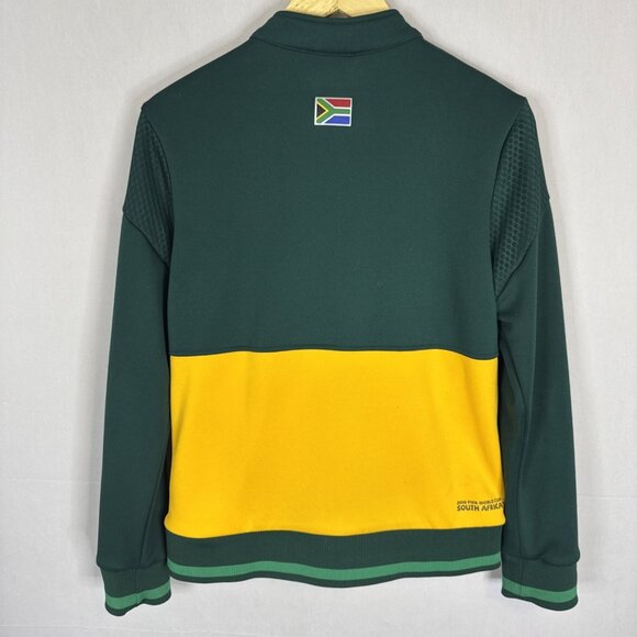 Adidas South Africa 2010 FIFA World Cup Track Jacket Green Yellow Men L Unisex - Picture 5 of 10